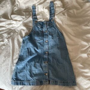 Zara Stylish Kids Denim Overall Dress